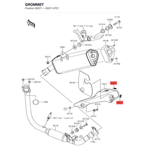 Kawasaki OEM – GROMMET product image
