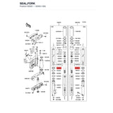 Kawasaki OEM – SEAL,FORK product image