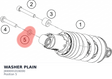 Diagram preview: WASHER PLAIN (J690001016000)