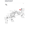 Kawasaki OEM – SPRING,STEP RETURN,LH product image