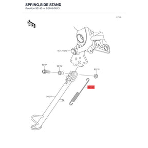 Kawasaki OEM – SPRING,SIDE STAND product image
