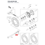 Kawasaki OEM – COLLAR,RR HUB product image