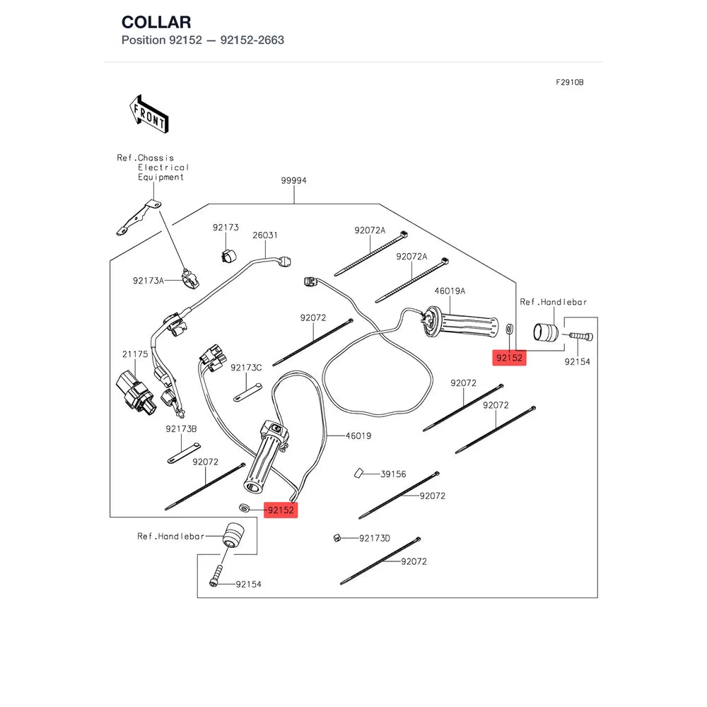 Kawasaki OEM – COLLAR product image