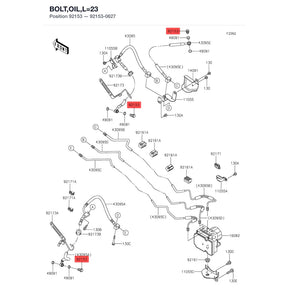 Kawasaki OEM – BOLT,OIL,L=23 product image