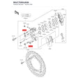 Kawasaki OEM – BOLT,TORX,8X38 product image