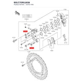 Kawasaki OEM – BOLT,TORX,8X38 product image