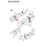Kawasaki OEM – BOLT-FLANGED,6X30 product image