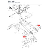 Kawasaki OEM – BOLT,8X55 product image