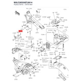 Kawasaki OEM – BOLT,SOCKET,6X14 product image