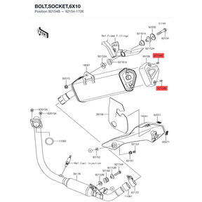 Kawasaki OEM – BOLT,SOCKET,6X10 product image