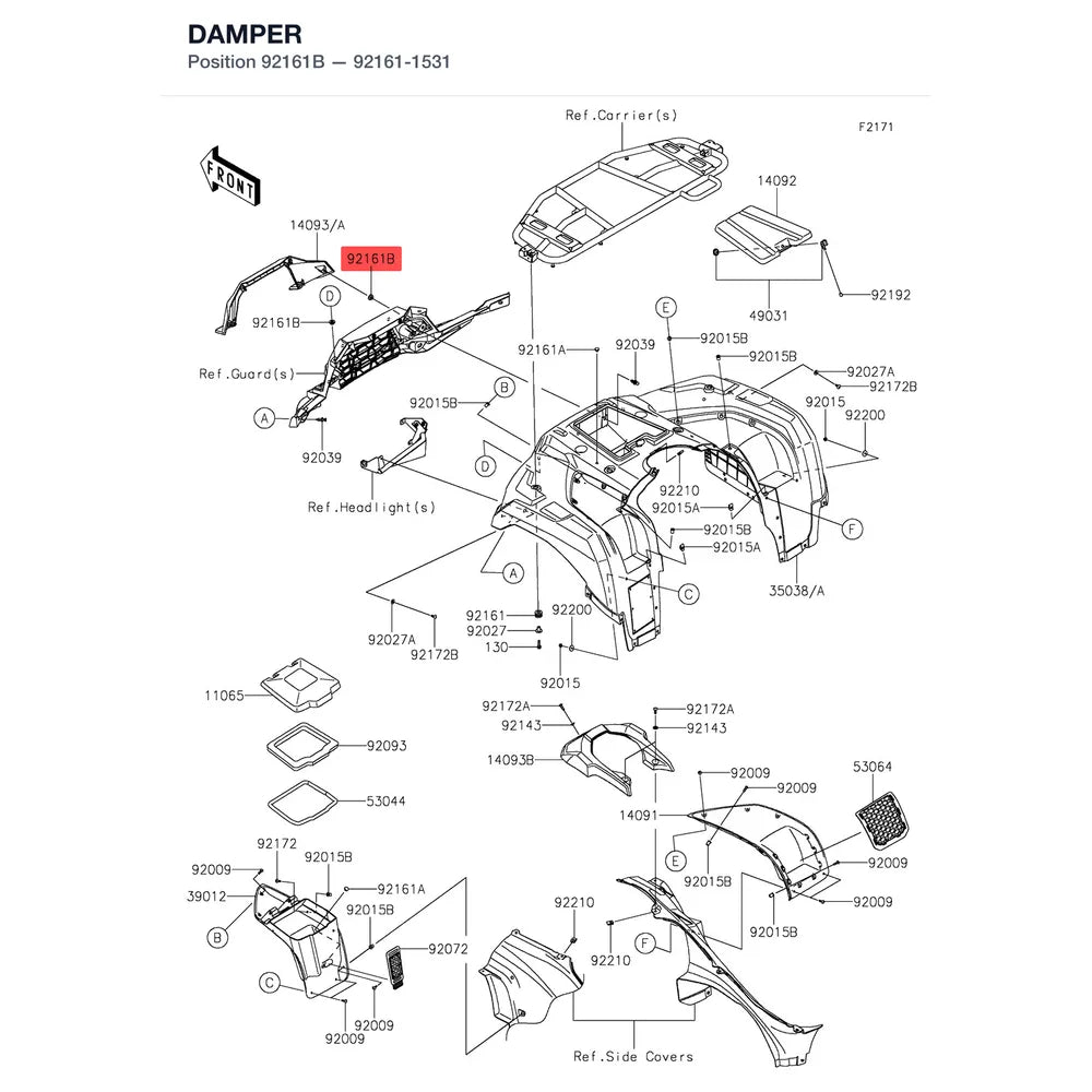 Kawasaki OEM – DAMPER product image
