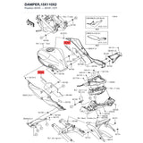 Kawasaki OEM – DAMPER,15X110X2 product image