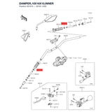 Kawasaki OEM – DAMPER,10X16X10,INNER product image