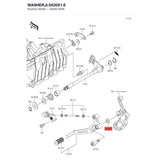 Kawasaki OEM – WASHER,8.5X20X1.6 product image
