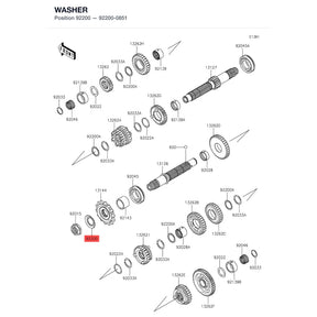 Kawasaki OEM – WASHER product image