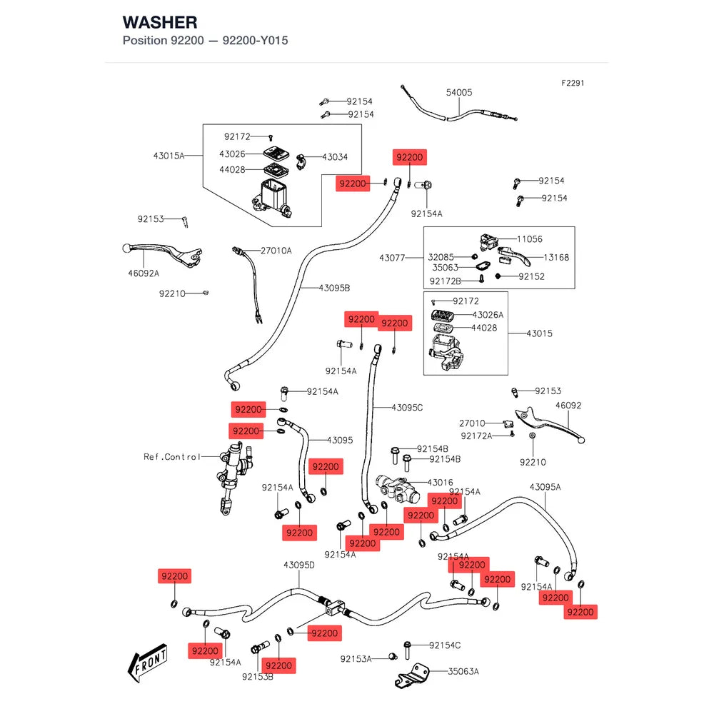 Kawasaki OEM – WASHER product image