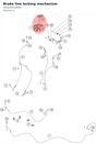 Diagram preview: Brake line locking mechanism (A62442050000)