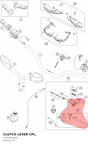Diagram preview: CLUTCH LEVER CPL. (27002031000)