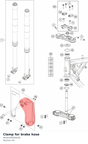Diagram preview: Clamp for brake hose (4630108500028)