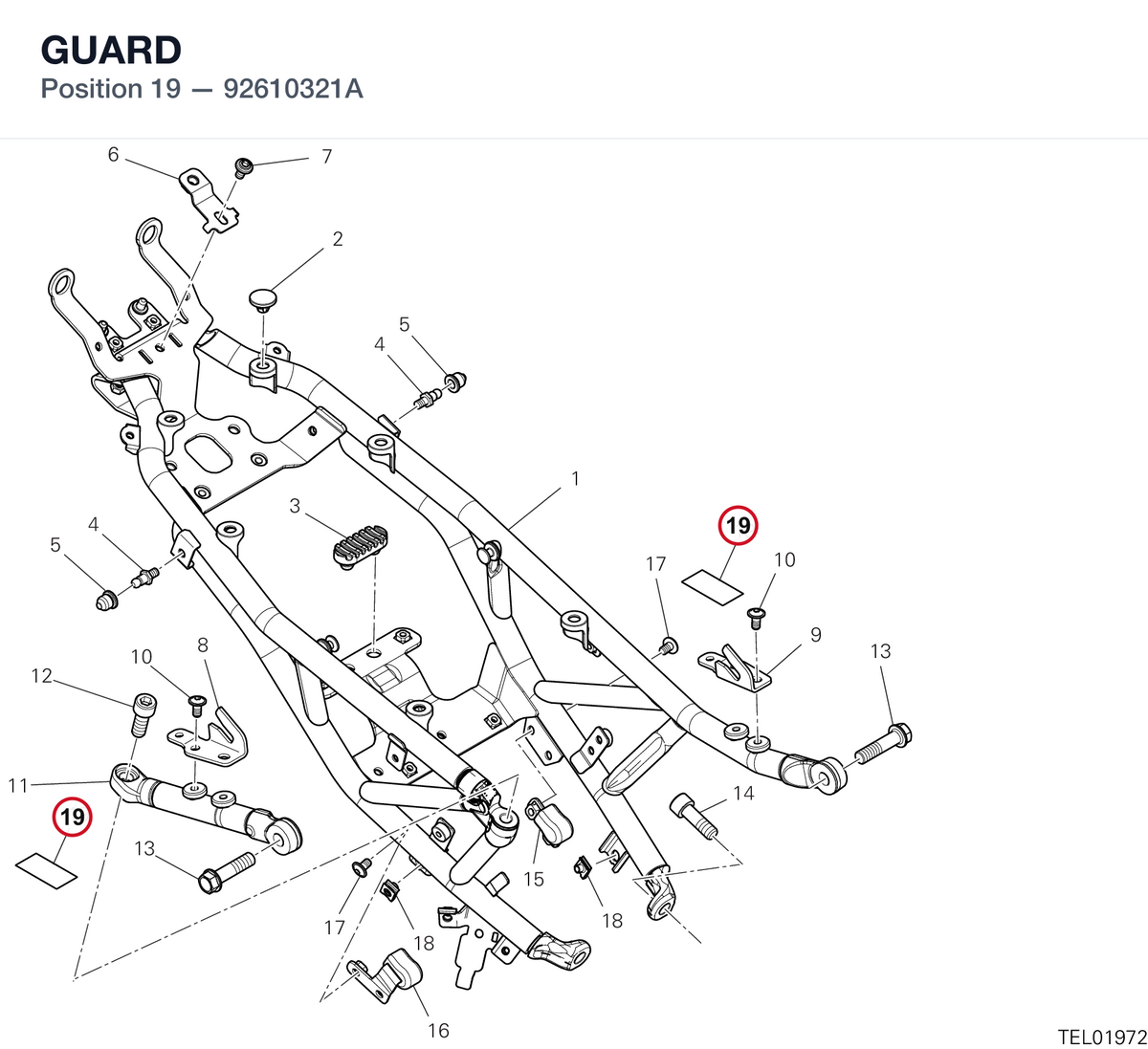 GUARD 92610321A diagram position