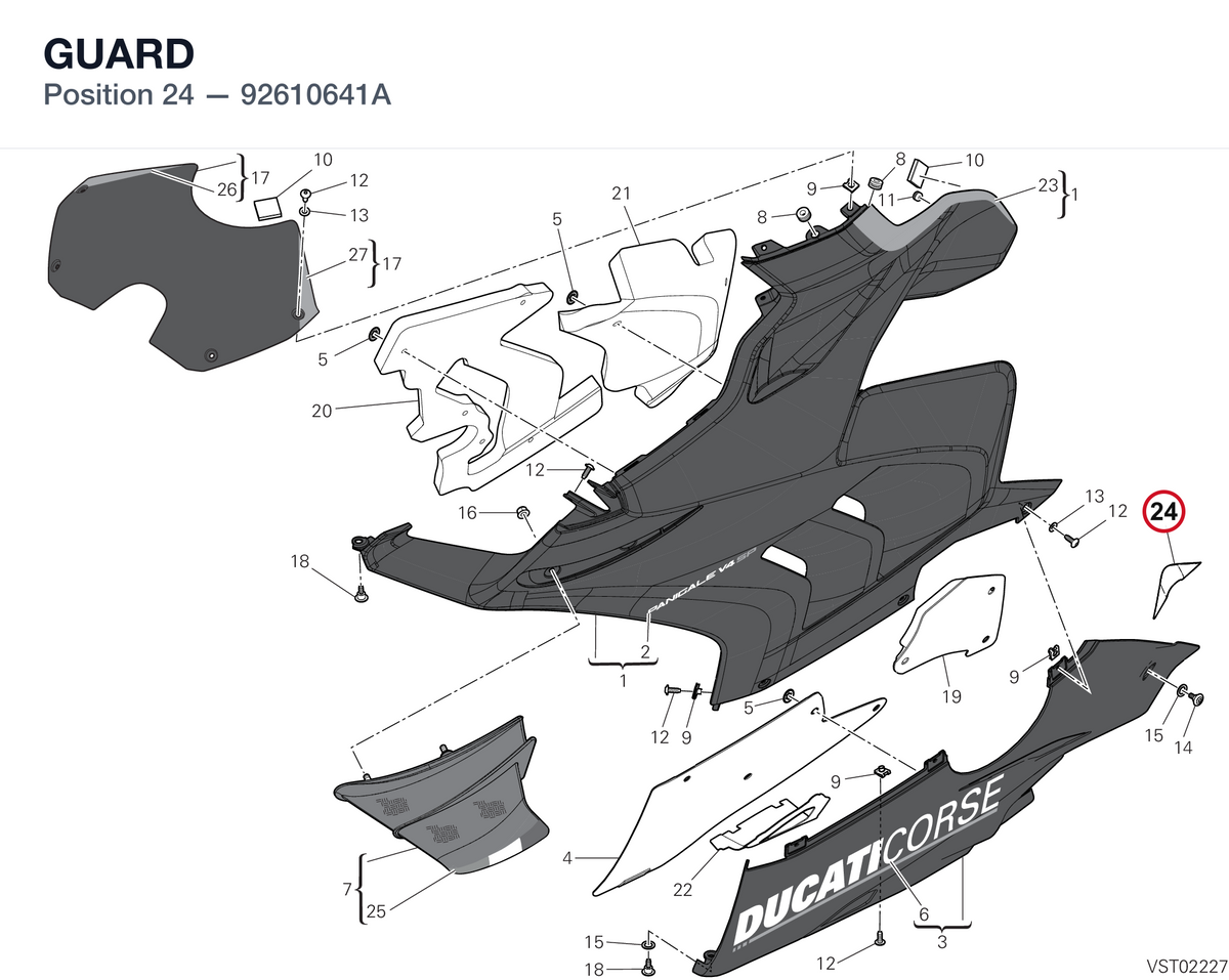 GUARD 92610641A diagram position