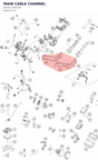 Diagram preview: MAIN CABLE CHANNEL (A62611047040)