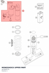 Diagram preview: MONOSHOCK UPPER PART (46180807S2)