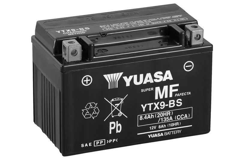 YUASA BATTERI YTX9-BS (125 & 390 OEM BATTERI)
