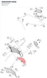 Diagram preview: RADIATOR HOSE (96235025000)