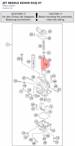 Diagram preview: JET NEEDLE KEIHIN N1EJ      07 (54831135600)