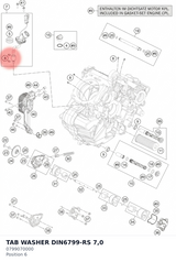 Diagram preview: TAB WASHER DIN6799-RS 7,0 (0799070000)
