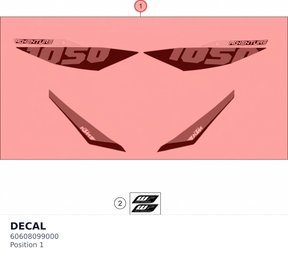 Diagram preview: DECAL (60608099000)
