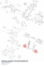 Diagram preview: Spring washer 23.5x18.26x0.25 (0690002400200)