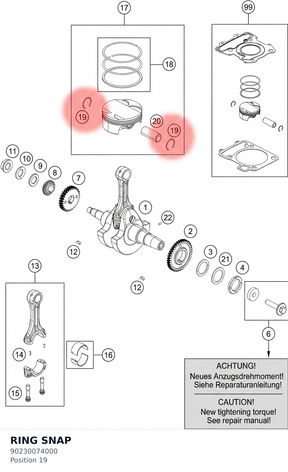 Diagram preview: RING SNAP (90230074000)