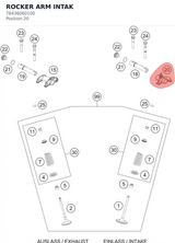 Diagram preview: ROCKER ARM INTAK (76436060100)