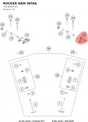 Diagram preview: ROCKER ARM INTAK (76436060100)