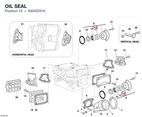OIL SEAL 93040331A diagram position