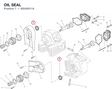 OIL SEAL 93040611A diagram position