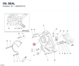 OIL SEAL 93040701A diagram position