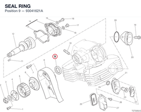 SEAL RING 93041621A diagram position