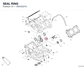 SEAL RING 93042221A diagram position