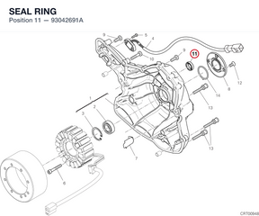 SEAL RING 93042691A diagram position