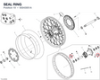 SEAL RING 93043051A diagram position