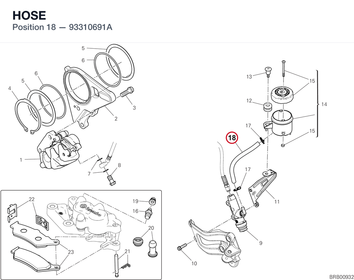 HOSE 93310691A diagram position