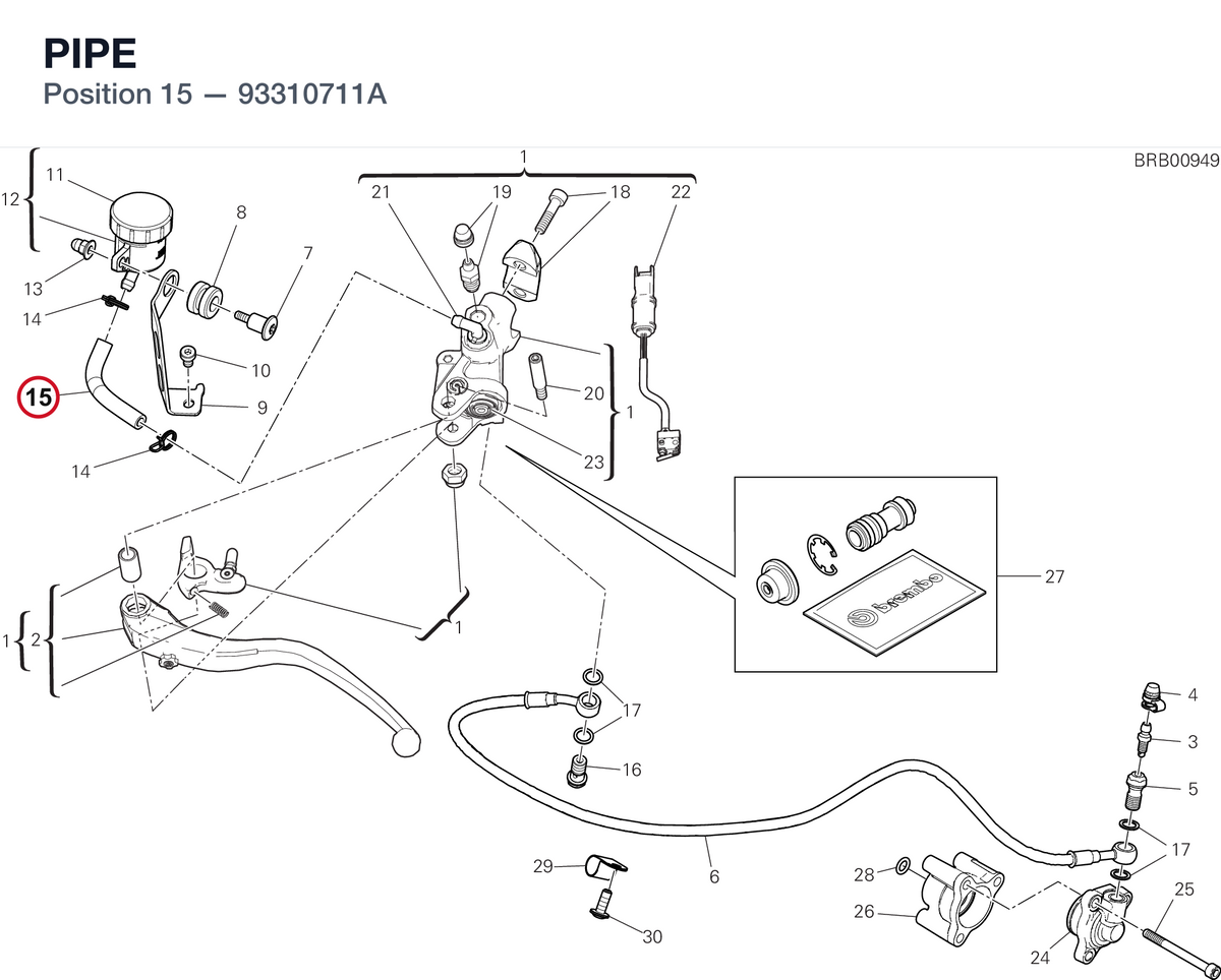 PIPE 93310711A diagram position