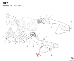 PIPE 93410031A diagram position