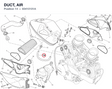 DUCT, AIR 93410101A diagram position