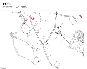 HOSE 93410211A diagram position