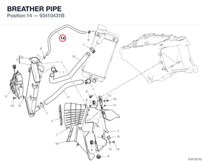 BREATHER PIPE 93410431B diagram position