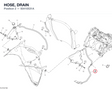 HOSE, DRAIN 93410531A diagram position